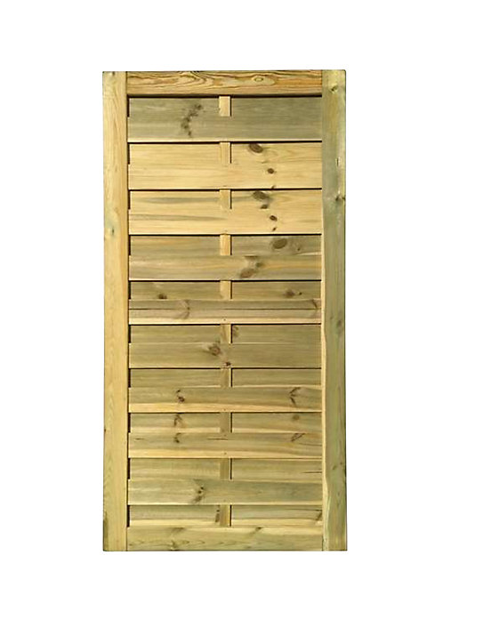 Porte bois Blooma Douro verte 90 x h.180 cm