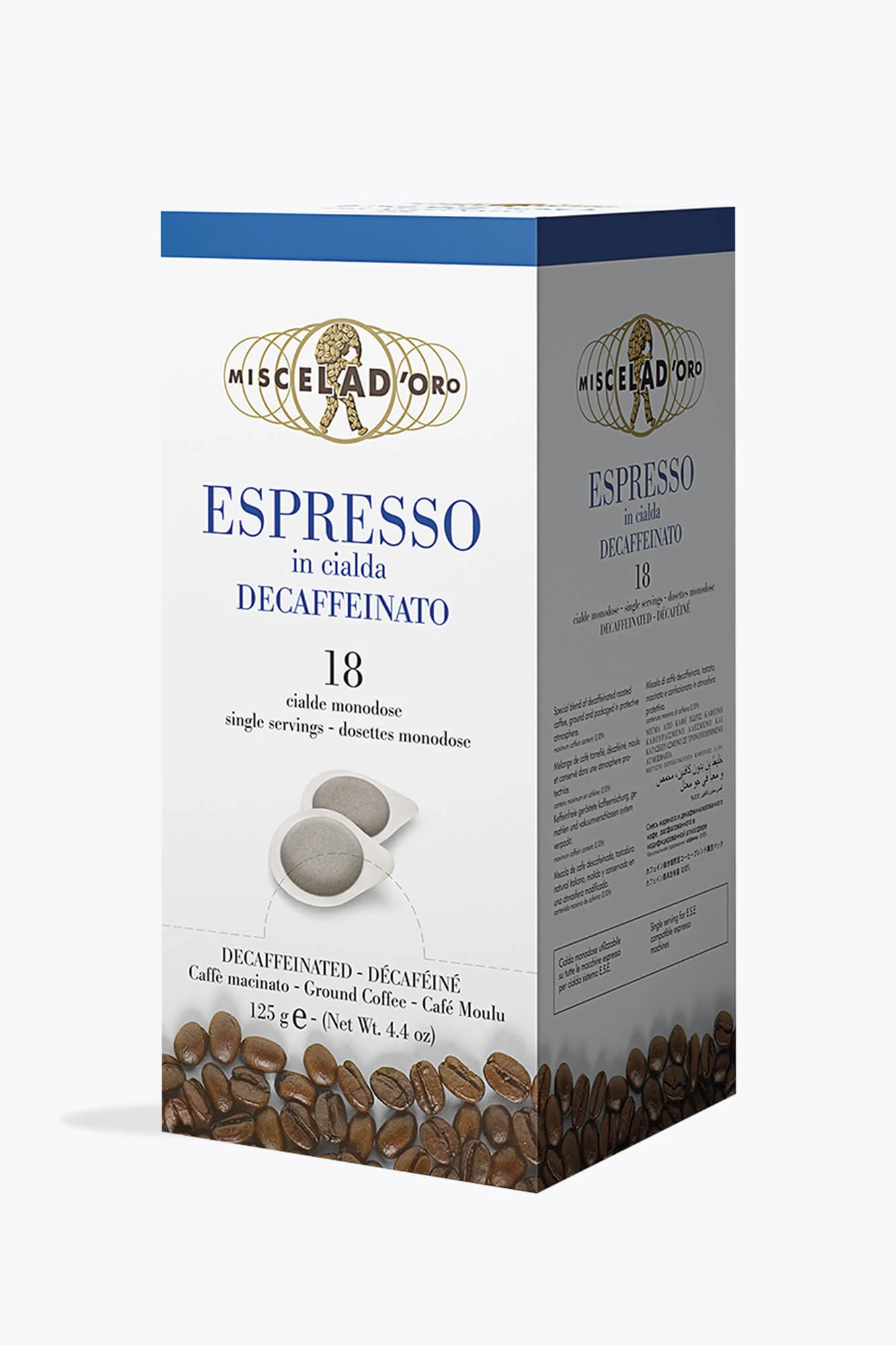Miscela D'Oro Espresso Decaf 18 E.S.E. Pads