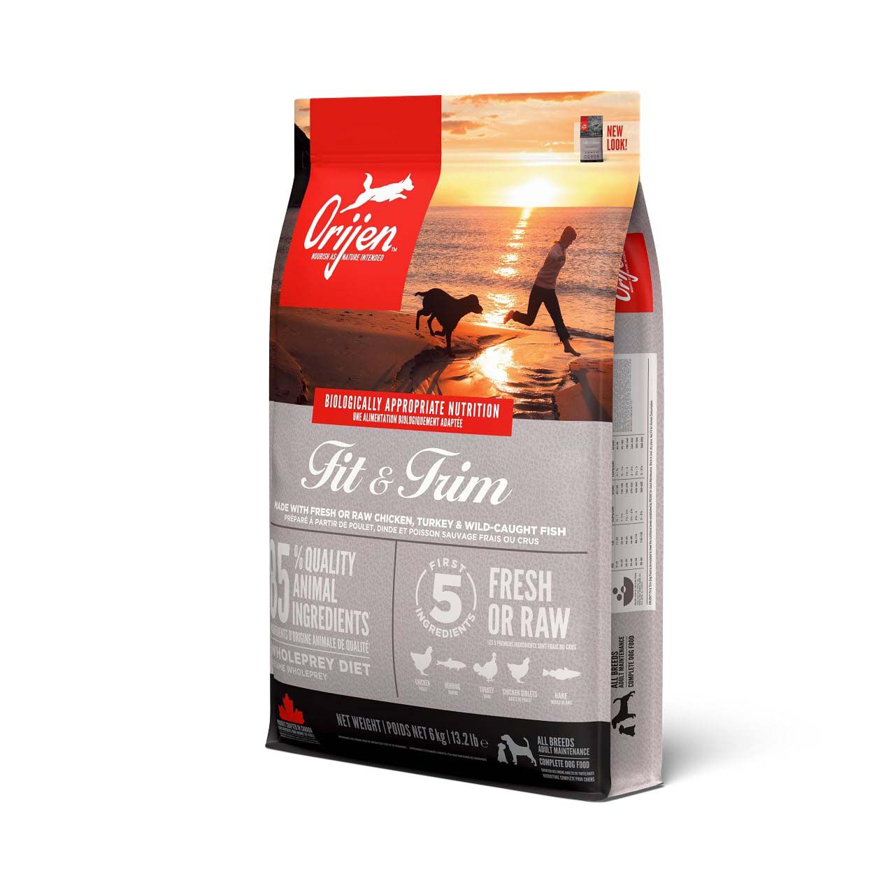 Orijen Fit-Trim Dog  Whole Prey - Hondenvoer - 6 Kilogram - kip