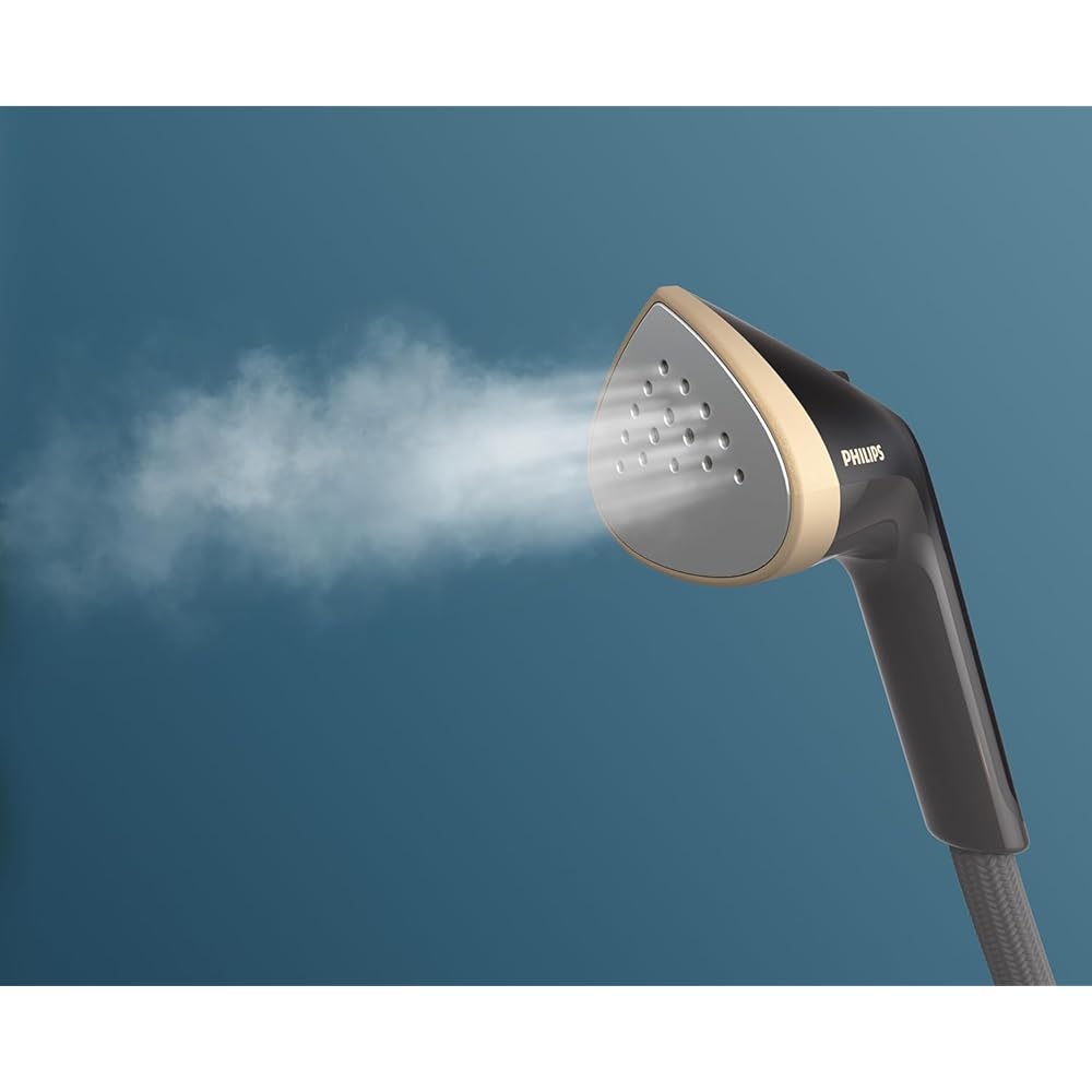 Philips Défroisseur Vapeur Vertical - 2000 W, Vapeur Constante de 40 g/Min, 3 Fonctions Vapeur, Réservoir d'eau de 2 litres, détartrage faciles, Grande Plaque à Vapeur, Gris foncé (STE3170/80) : Cuisine et Maison