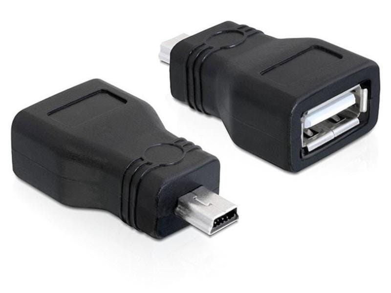 Delock USB 2.0 Adapter USB-A Buchse - USB-MiniB Stecker USB-Adapter