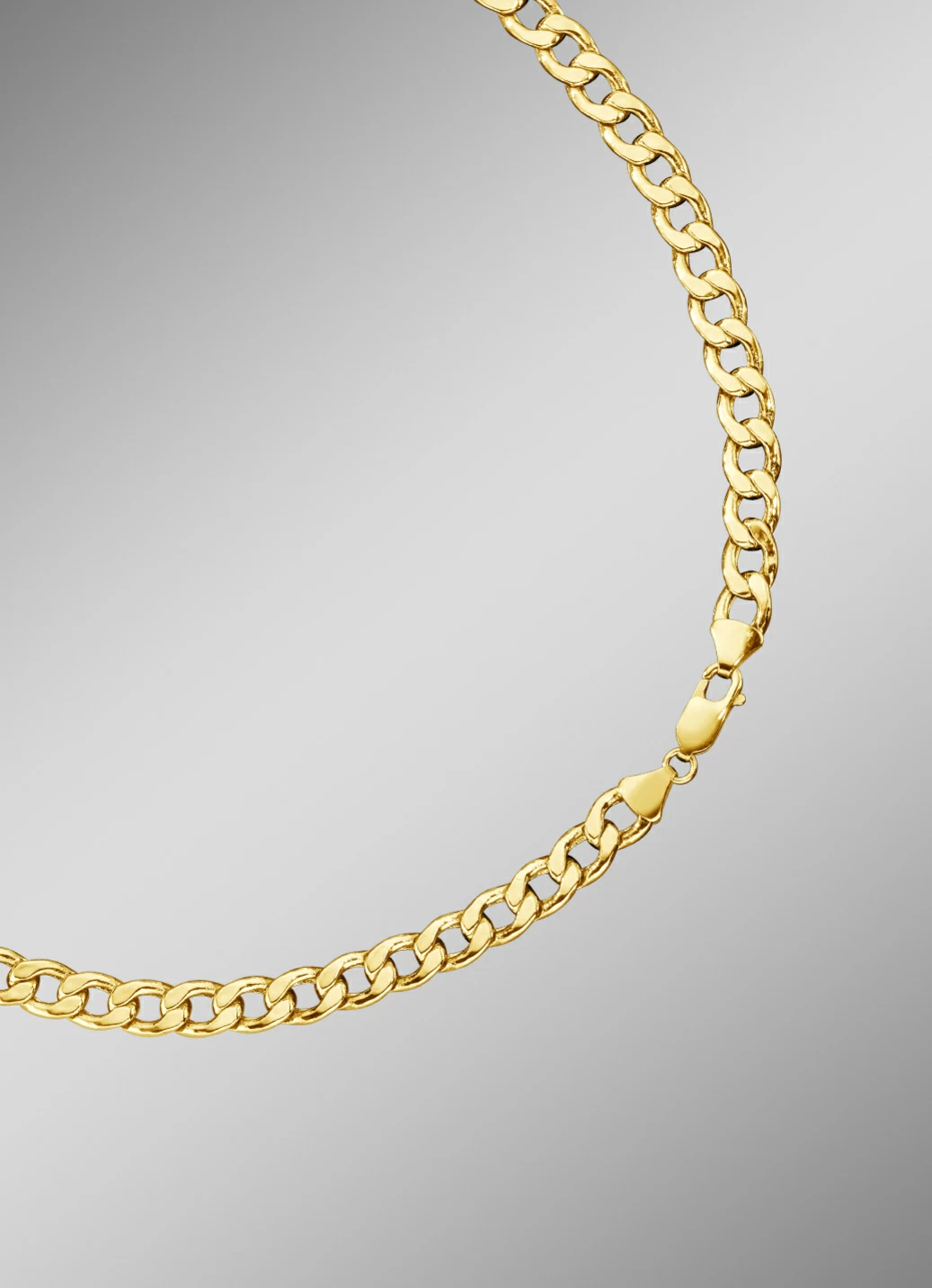 Hochwertige Panzerketten-Garnitur aus Gold