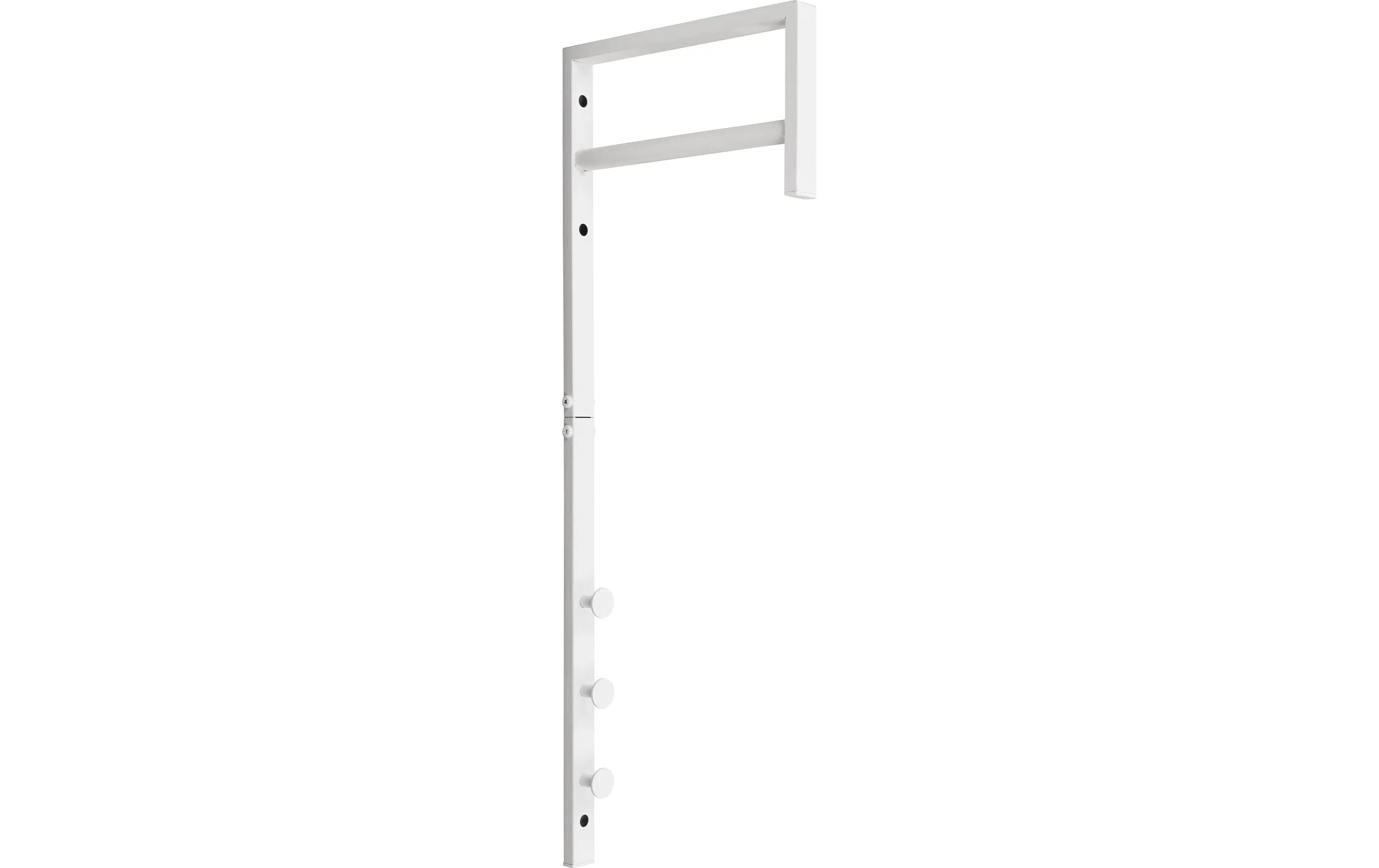 Wandgarderobe Trento 30 cm x 82 cm, WeissGarderobenleiste