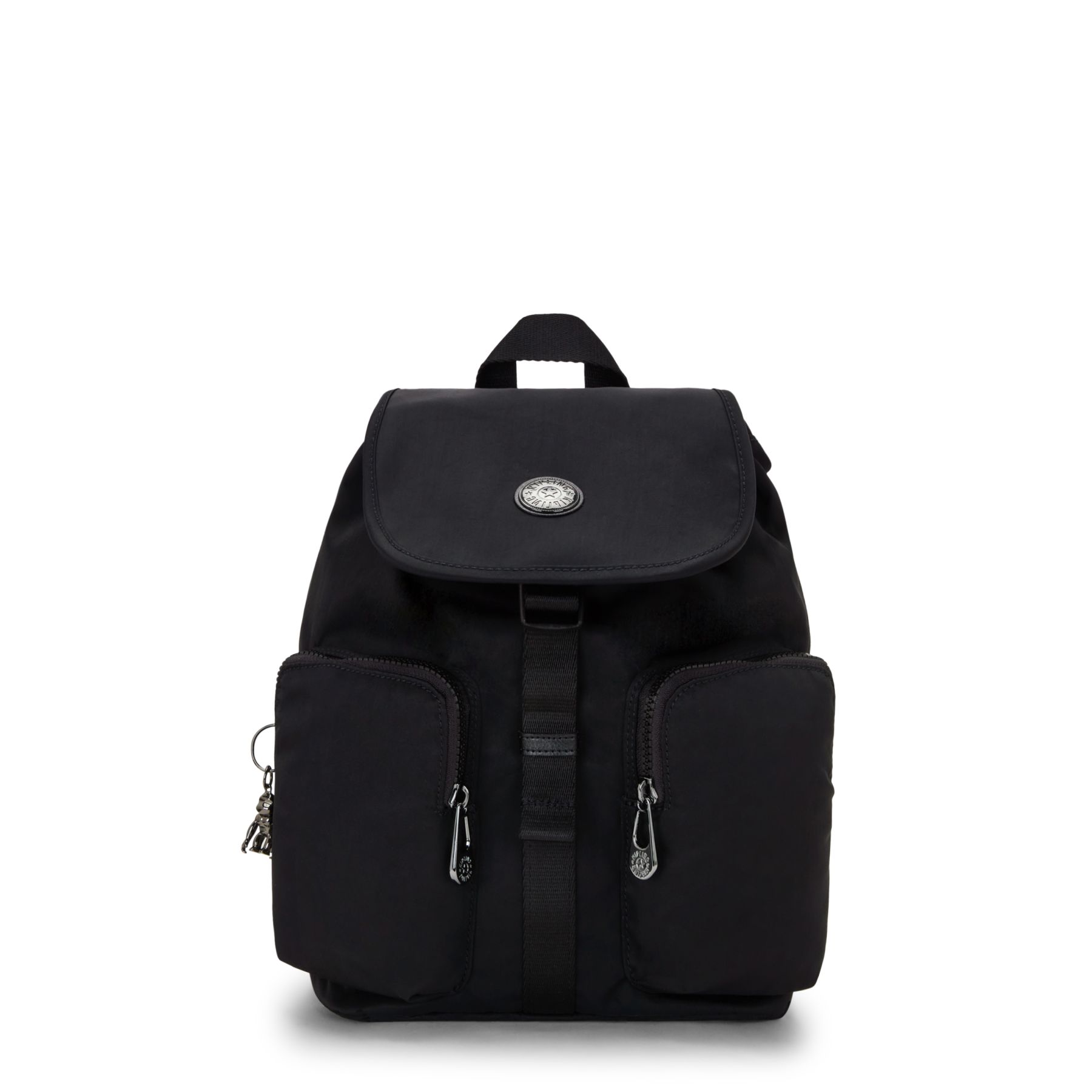 ANTO S Petit sac à dos avec cordon de serrage et poches avant - Endless Black