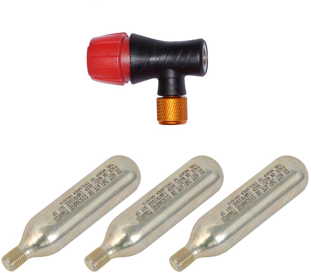 Katana CO2 Pumpen-Set +3 Patronen 16g mit Gewinde kaufen | Bike-Discount