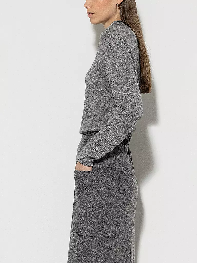 LUISA CERANO Rollkragenpullover grau