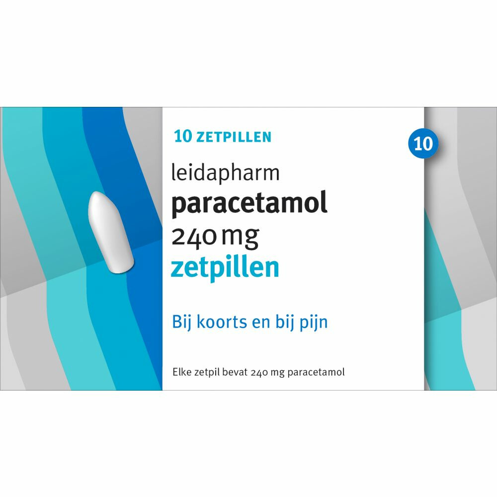 Leidapharm Paracetamol 240 mg10 stuks