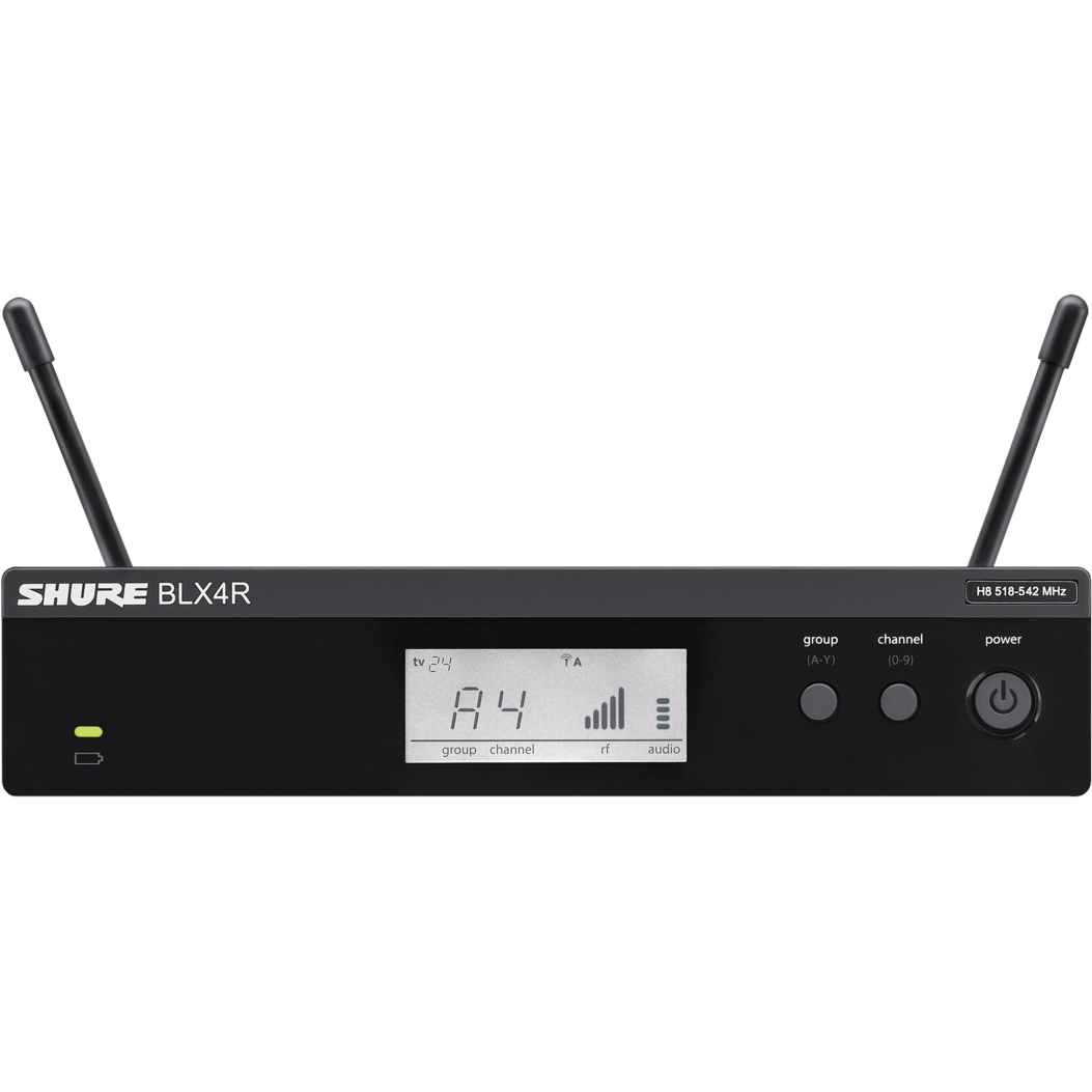 Shure BLX24RE/B58-H8E draadloos handheld systeem (518 - 638 MHz)