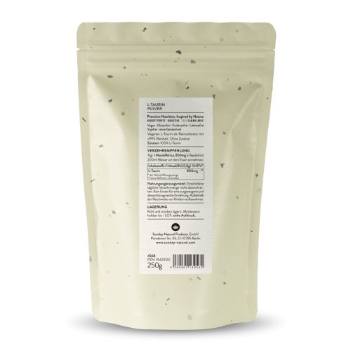 Sunday Natural Products  Taurin Pulver