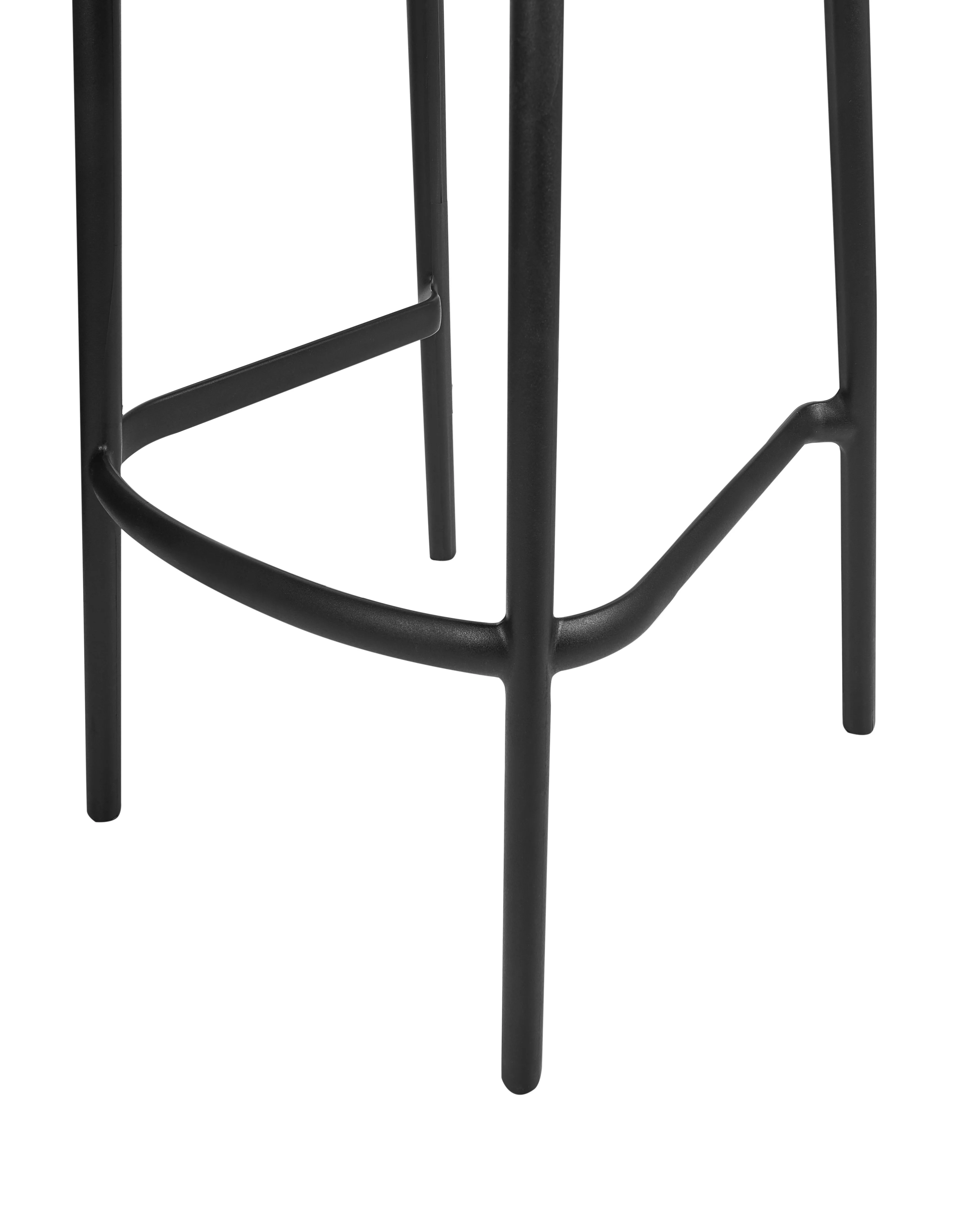 Set van 2 tuinbarkrukken CELLENO Zwart