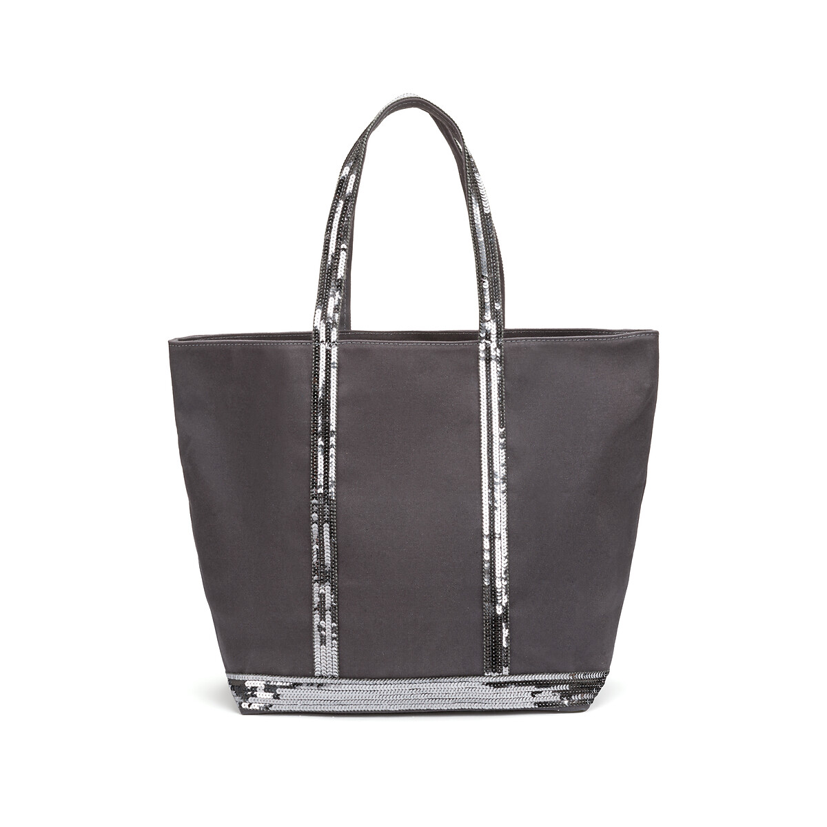 VANESSA BRUNO<br>Bolsa tamanho G em algodão com zíper