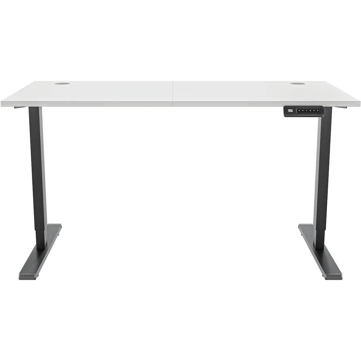 Piranha E-Base 120 høydejusterbart skrivebord (sort/hvit)
