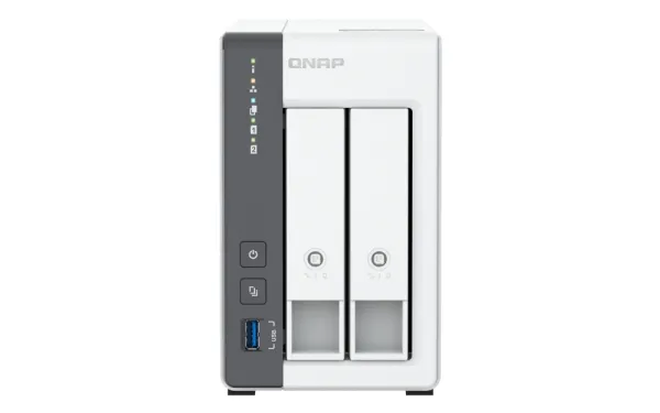 QNAP TS-216G - NAS-server - 2 bays - SATA 6Gb/s - RAID JBOD, 0, 1 - RAM 4 GB - 2.5 Gigabit Ethernet - iSCSI support