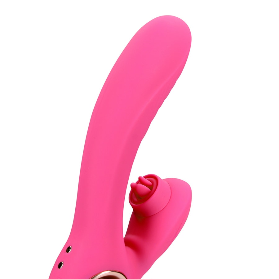 Vibromassseur chauffant - Rose