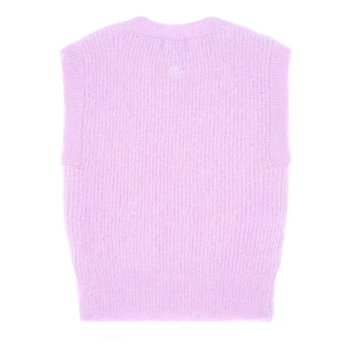 SMALLABLE BASICS Pull Fille Sans Manches Alpaga | Lilas