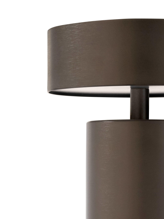 Audo Copenhagen Column tafellamp LED oplaadbaar brons
