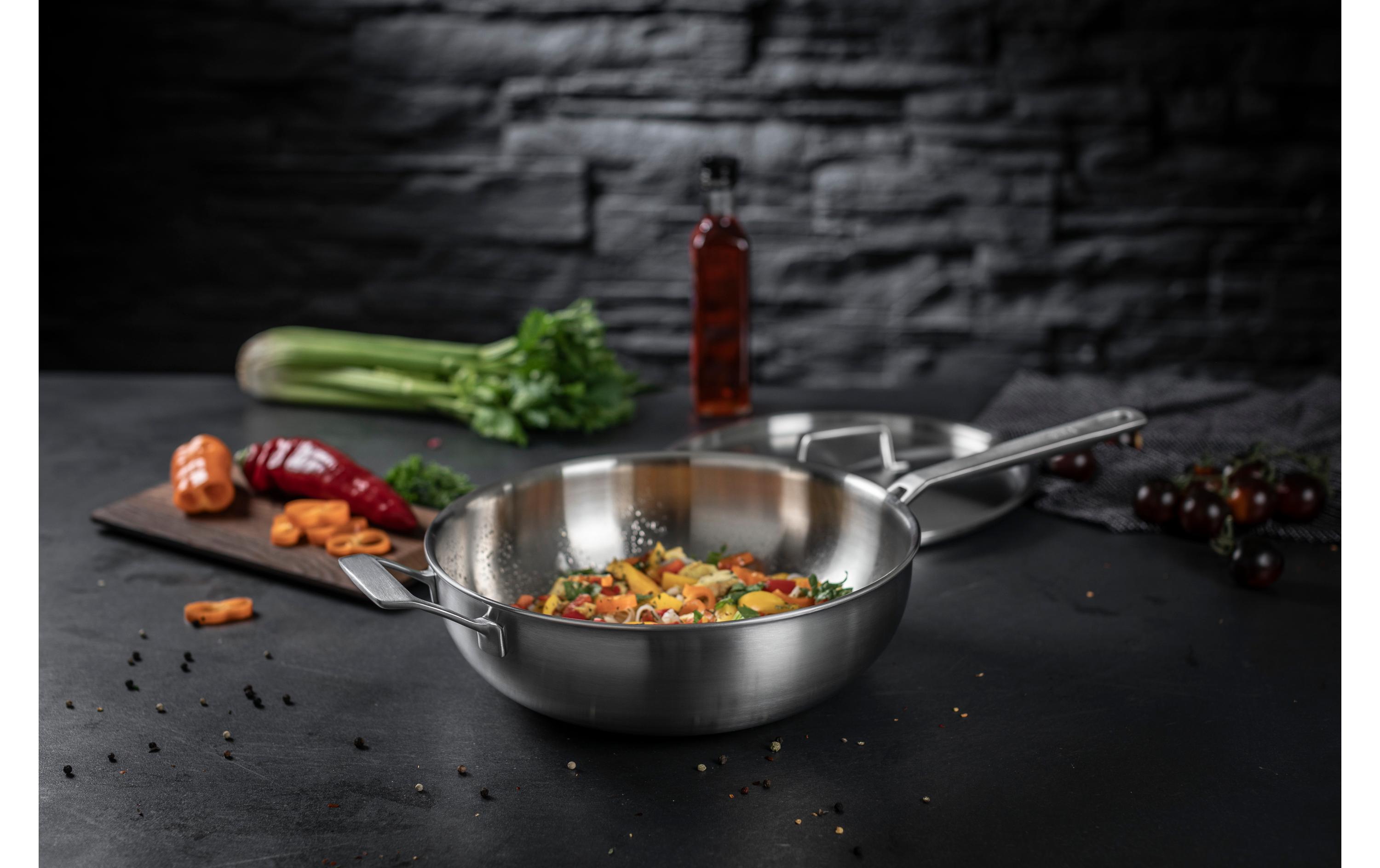 Wok Fiveply 28 cm<br>Wokpfanne