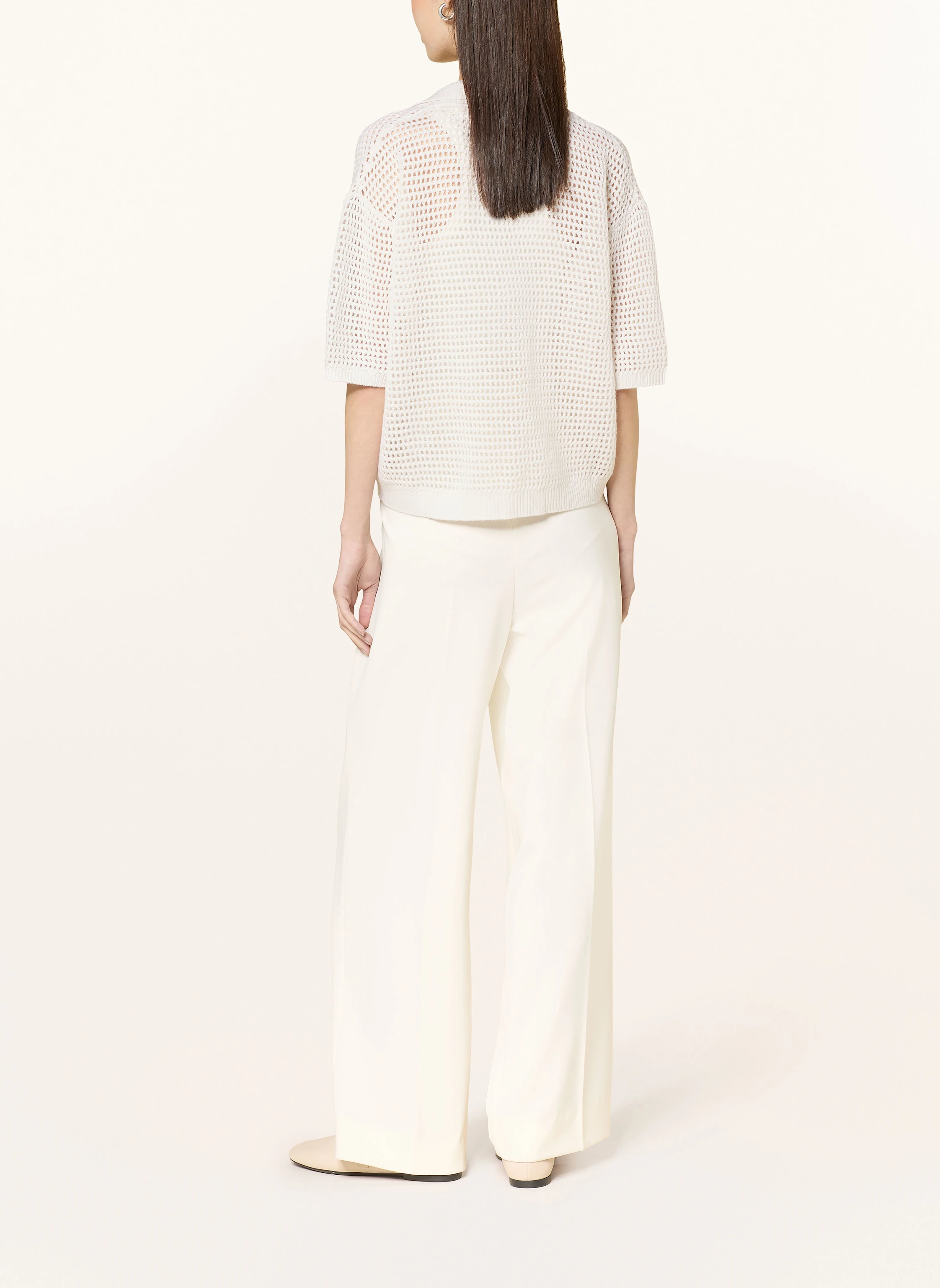 HERZEN'S ANGELEGENHEIT Strick-Poloshirt mit Cashmere