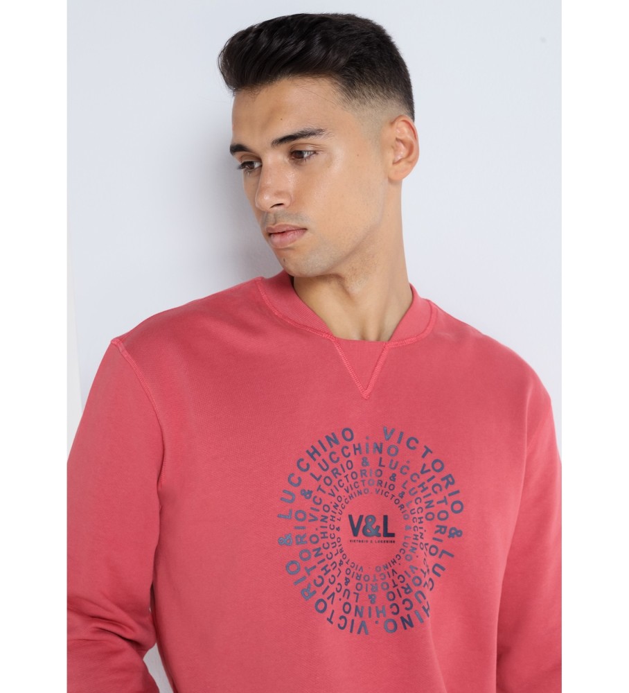 Moletom Bomber com Estampa Vermelha Victorio & Lucchino, V&L
