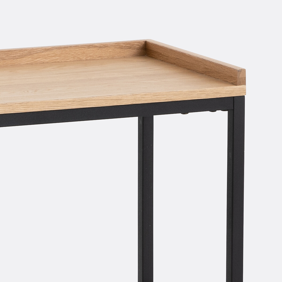 LA REDOUTE INTERIEURS<br>Mesa de parede em carvalho e aço, Volga