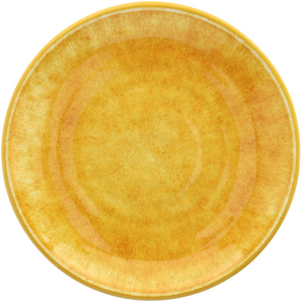 Blokker Dolce Frutta Ontbijtbord - Melamine - Geel