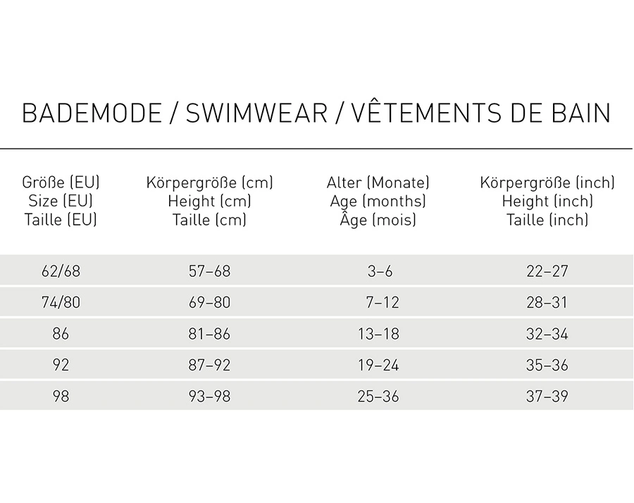 Windelbadehose BLOCKSTRIPES in milky/peach