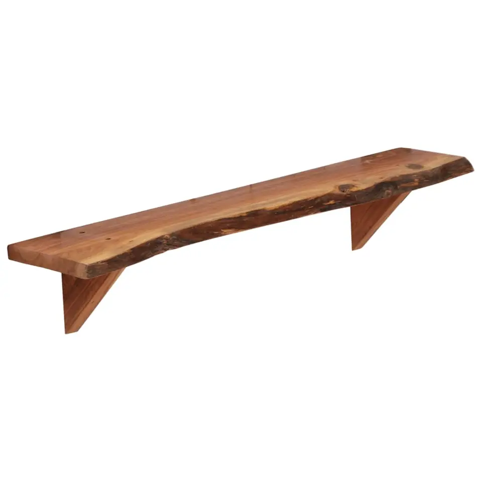 vidaXL - Wandplank - Bruin - Hout - 90 x 20 x 18 cm - 2 stuks