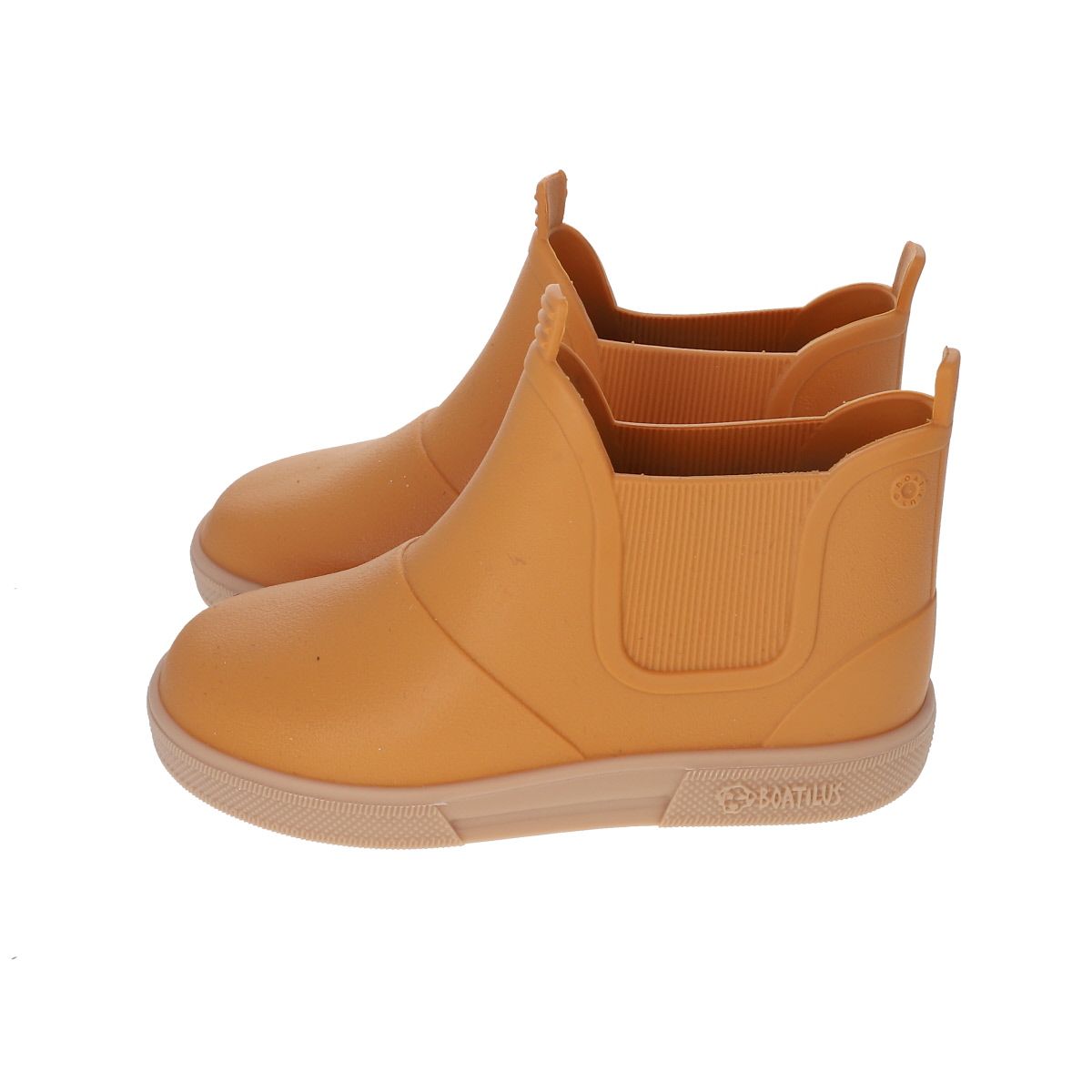 Bottes de pluie enfant ocre et beige