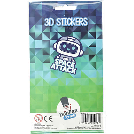Danpen Junior 3D klistermærker #1
