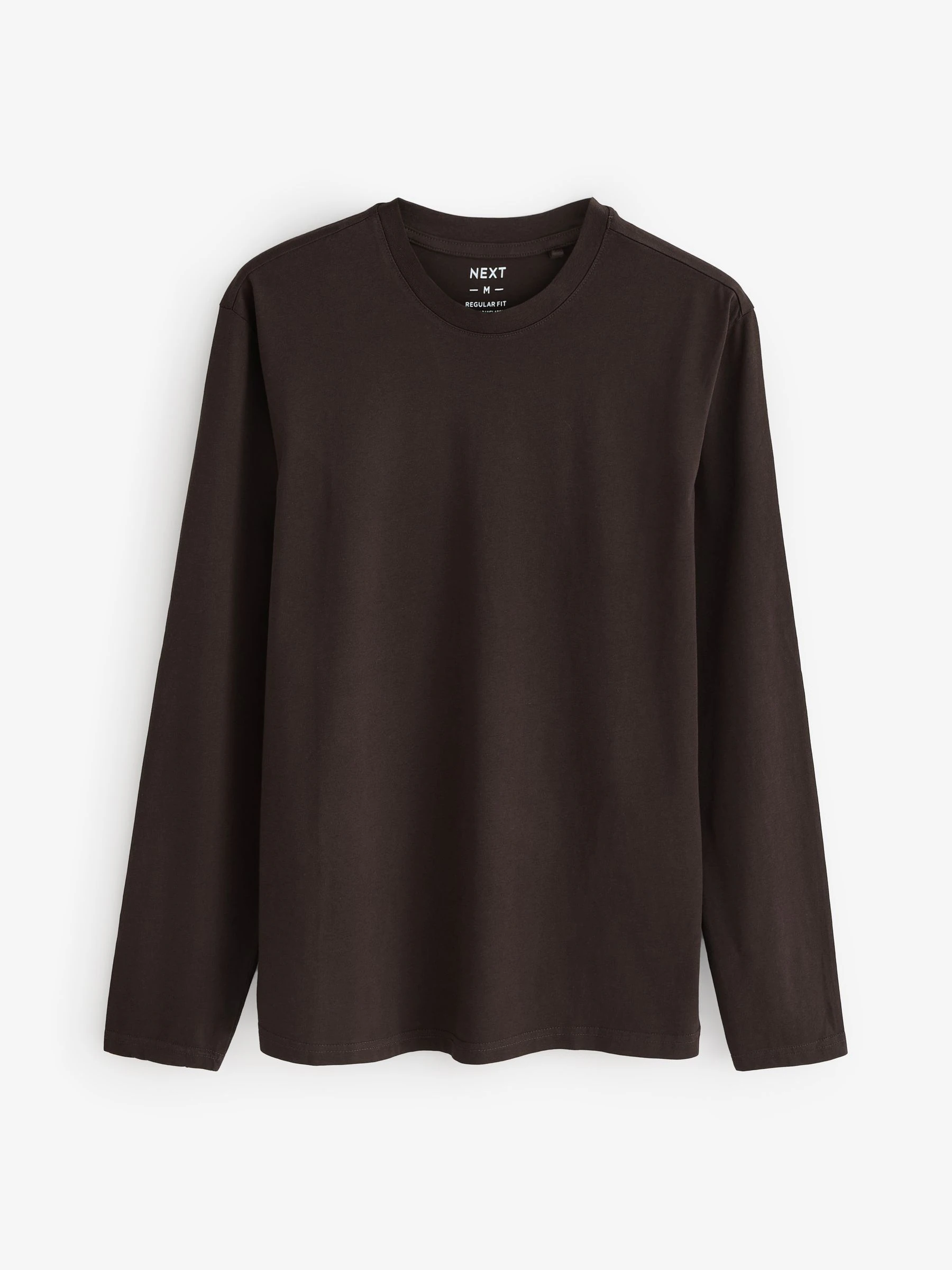 Neutraal - Normale Pasvorm - verpakking van 5 regular-fit T-shirts met lange mouwen van 100% katoen