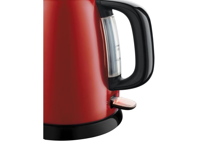 Russell Hobbs Wasserkocher 24992-70 Colours Plus 1 l, Rot/S Eleganter Wasserkocher