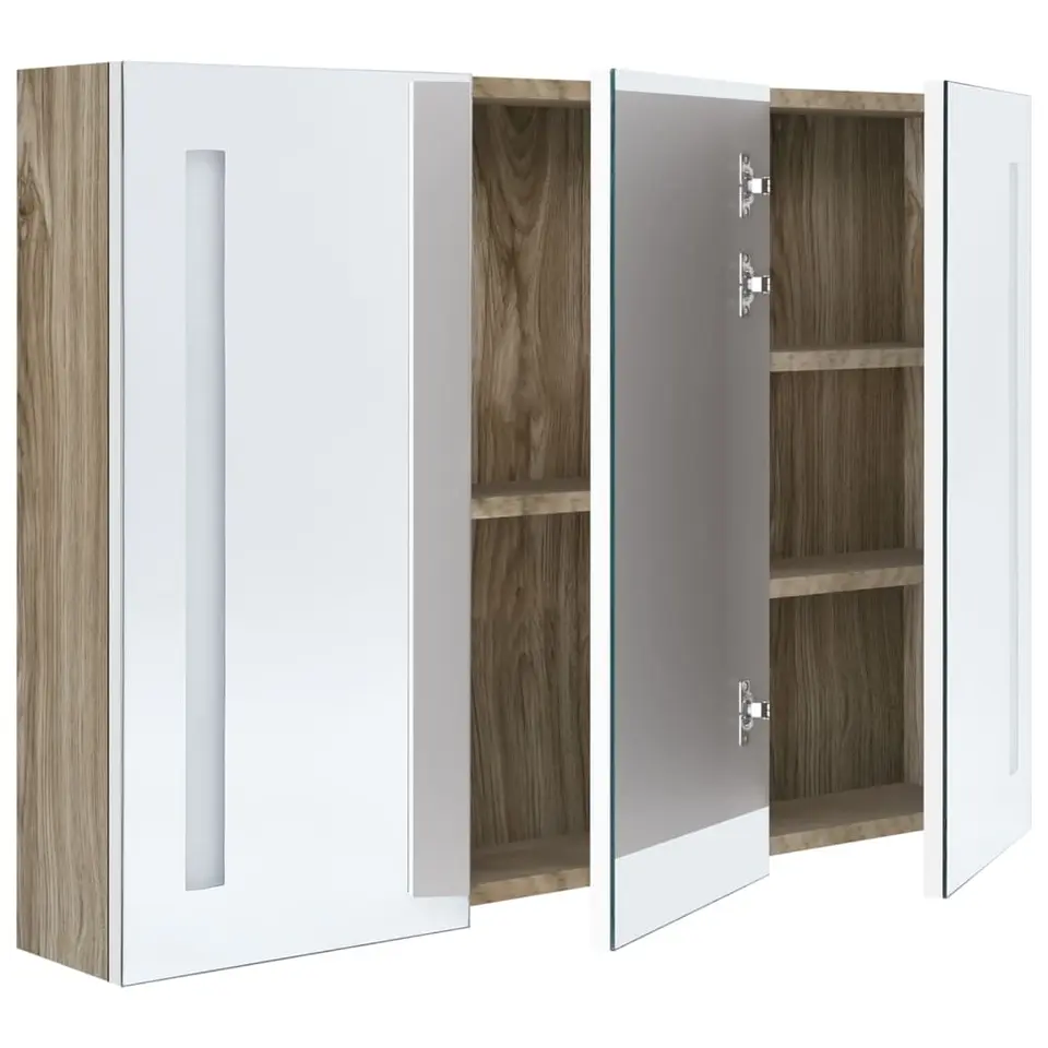 vidaXL - Badkamerkast - Wit - MDF - 89 x 14 x 62 cm