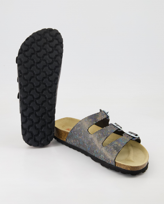 Superfit FUSSBETT Pantoletten in Schwarz