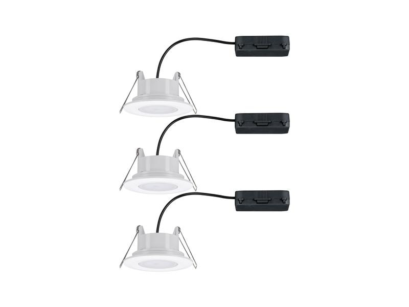 Paulmann Einbauspot LED Calla Basisset, 3 x 6W, 4.000K, Wei Spotleuchte zur Deckenmontage