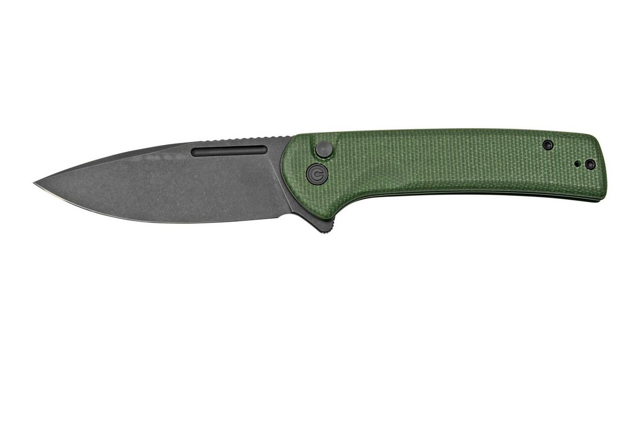Civivi Conspirator C21006-2 Green Micarta, Blackwashed zakmes