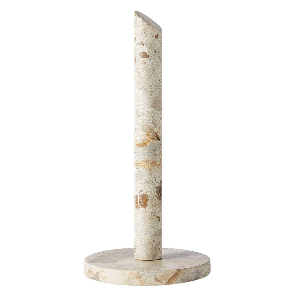 Vita kjøkkenrullholder, seashell