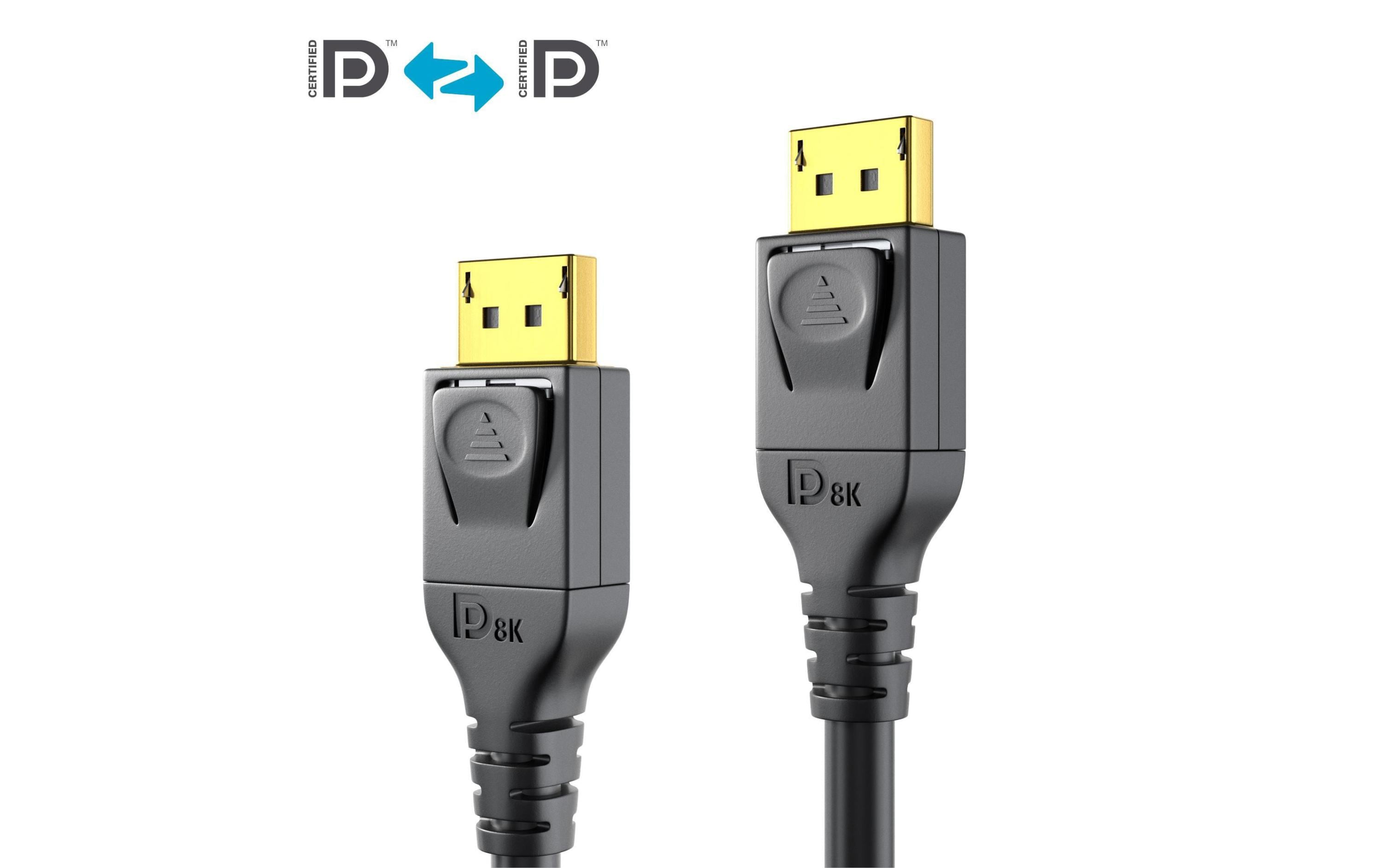 Kabel 8K 1.4 DisplayPort – DisplayPort, 3 m8K / 4320p / DisplayPort 1.4 Kabel, 3.0m