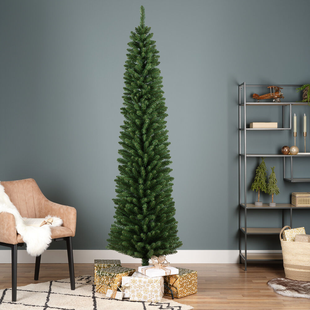 Everlands Pencil Pine - Kunstkerstboom - Groen - 180 cm