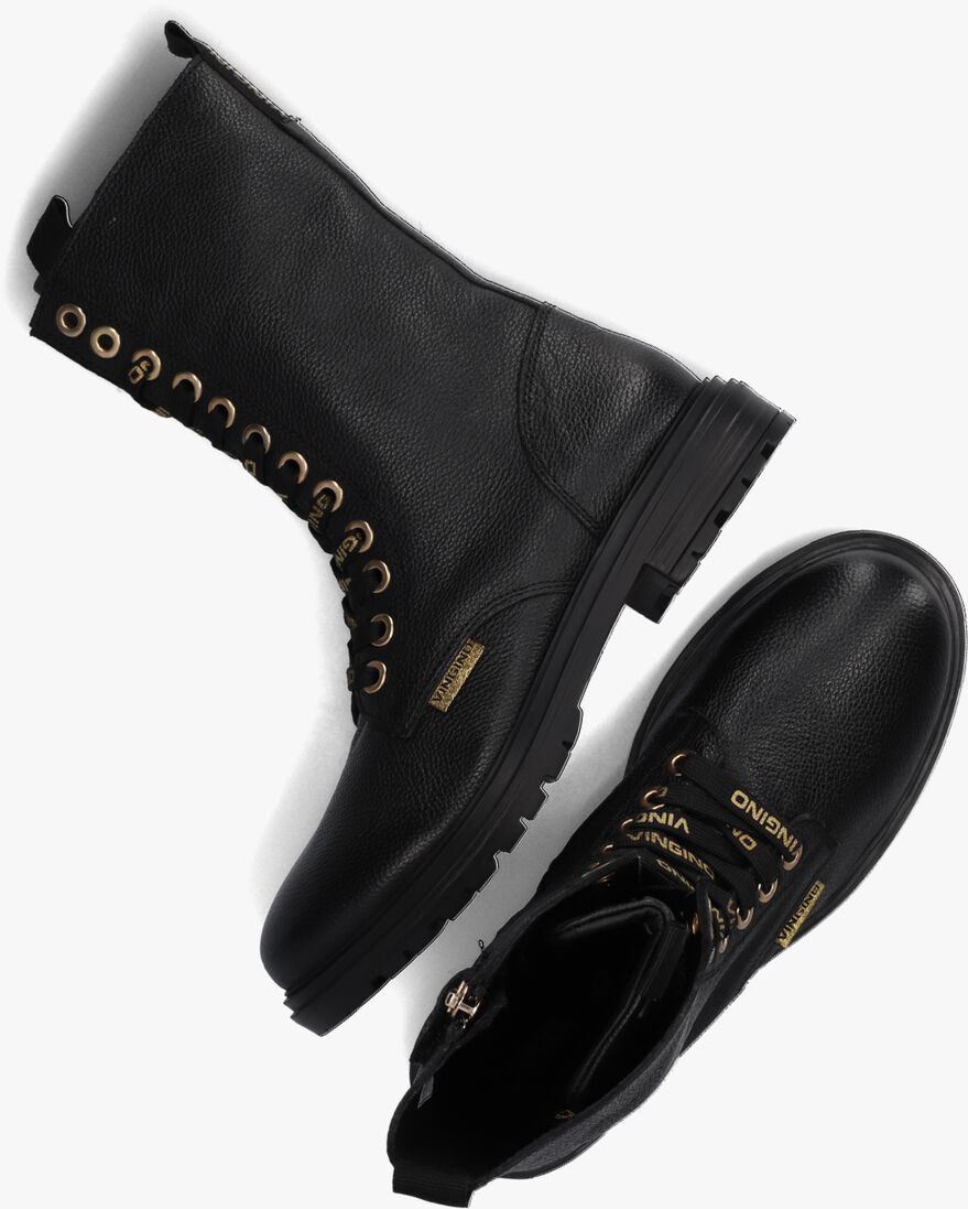 VINGINO zwarte vingino veterboots julia xhi