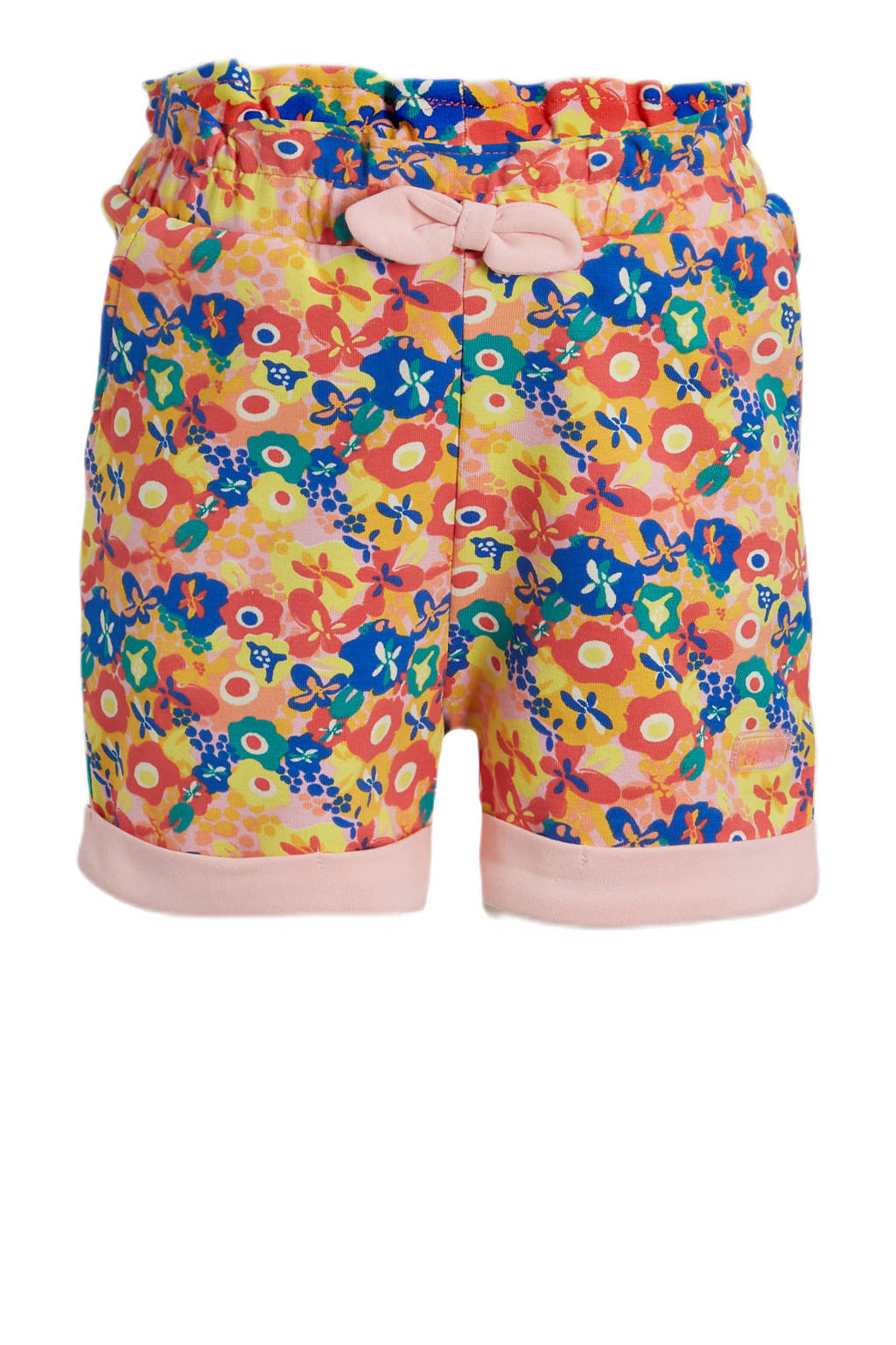 Orange Stars sweatshort Mona met all over print multi