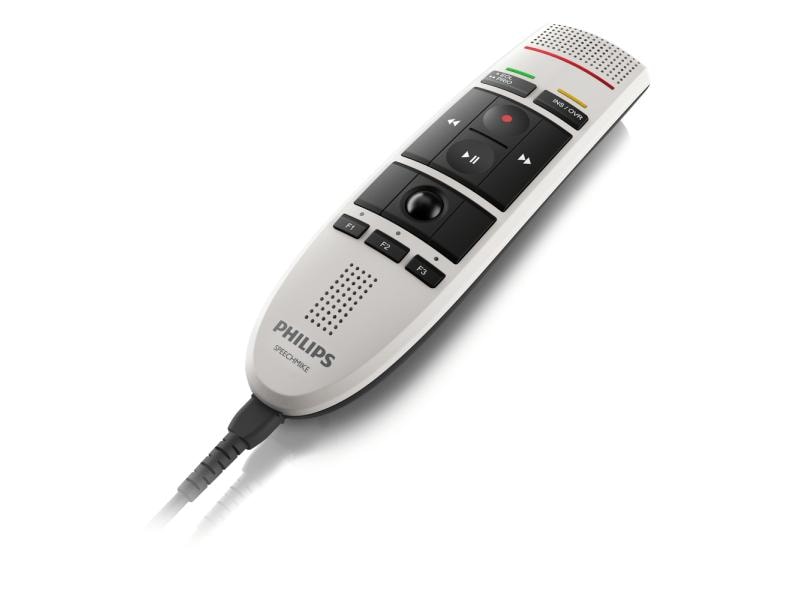 Philips Diktiermikrofon SpeechMike III Pro LFH3200 Professionelles USB-Diktiermikrofon mit Spracherkennungsfunktion