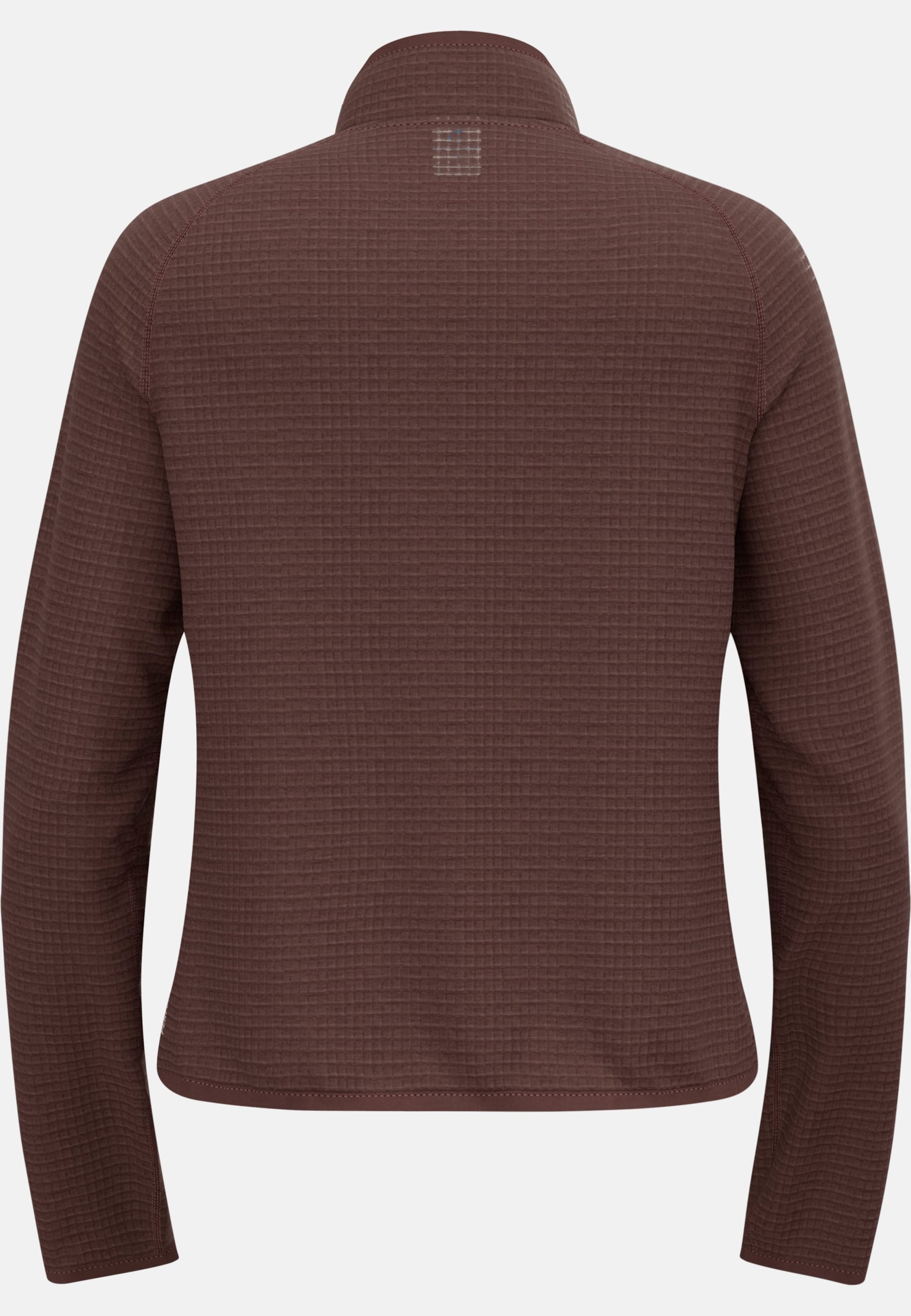 Ascent Mid Layer mit Halbreissverschluss in fudge