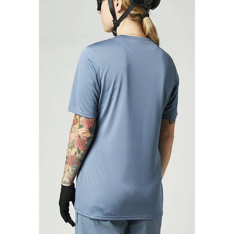 Fox Ranger MTB Fietsshirt Korte Mouwen Blauw Dames