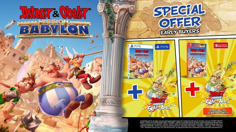 Nintendo Switch - Asterix & Obelix - Mission Babylon - Actiespel - ENG/FR