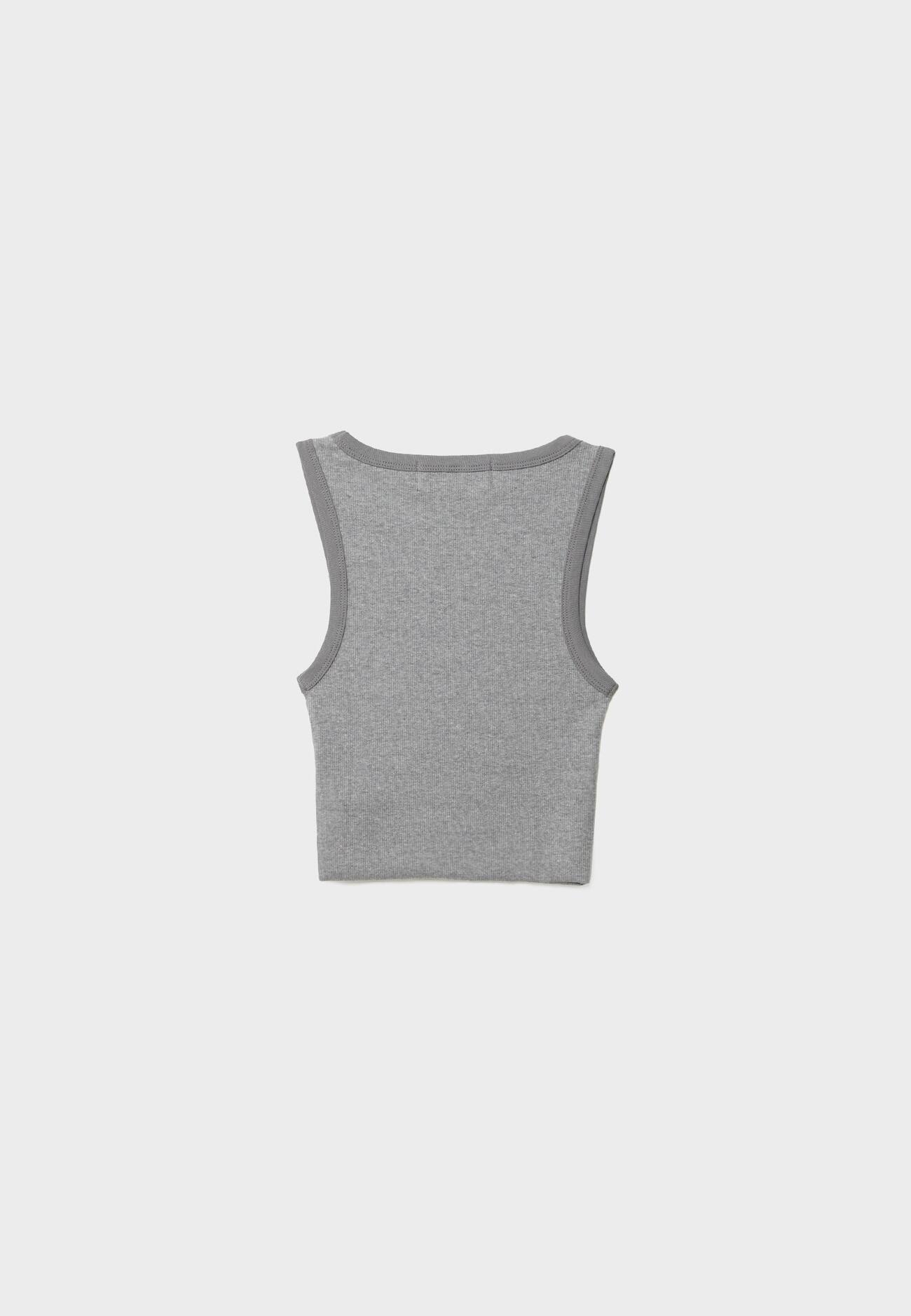 Camiseta cropped estilo nadador