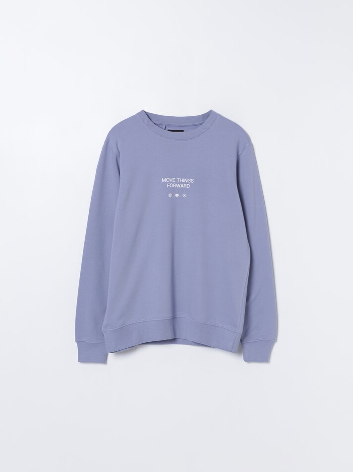 Moletom estampado - Roxo claro