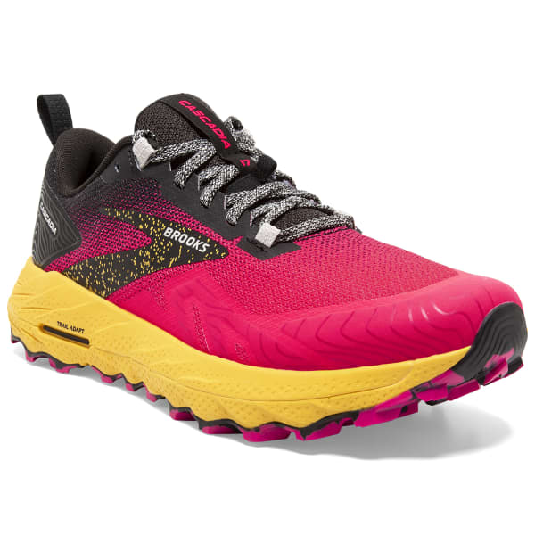 Chaussure trail BROOKS CASCADIA 17 W DIVA PINK/BLACK/LEMON CHROME