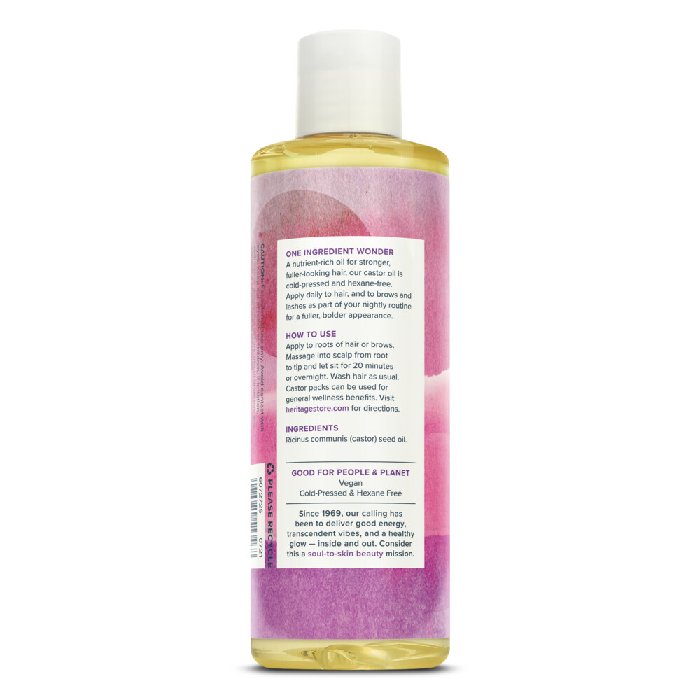 Heritage Store Castor Olie Lichaam, Haar & Wenkbrauwen237 ml