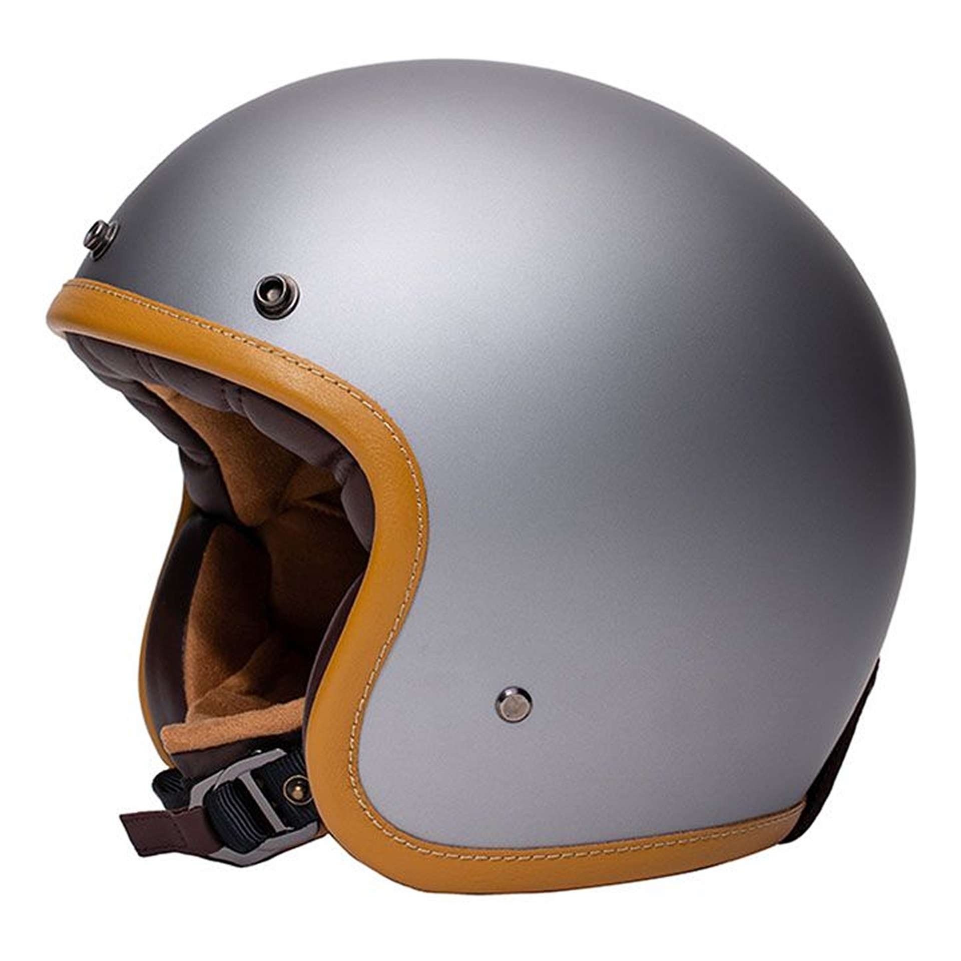 Marko - Casque The Classic - 22.06 Titanium mat / Marron