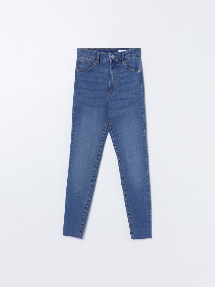 Calça jeans skinny de cintura alta - Ocean